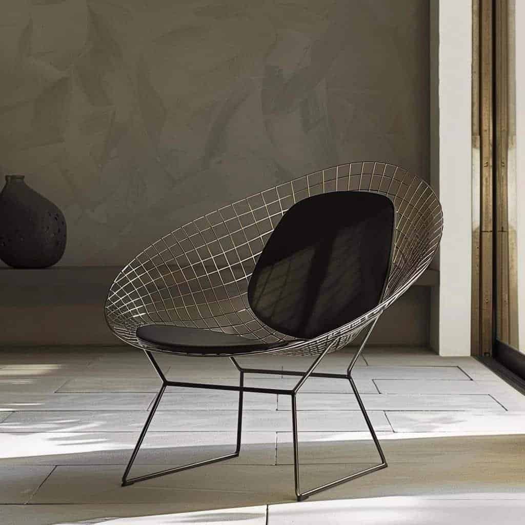 Design Ícone: Tudo sobre a Elegante Cadeira Bertoia