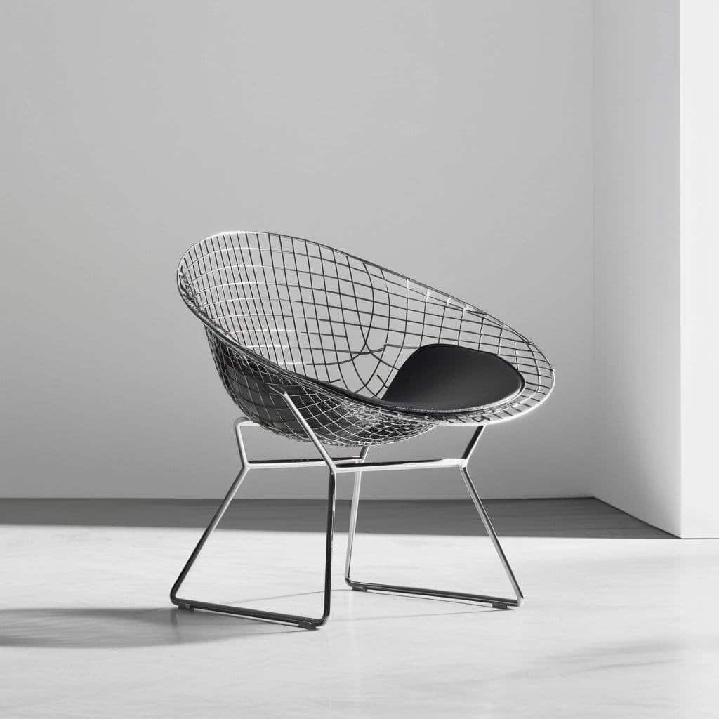 Design Ícone: Tudo sobre a Elegante Cadeira Bertoia