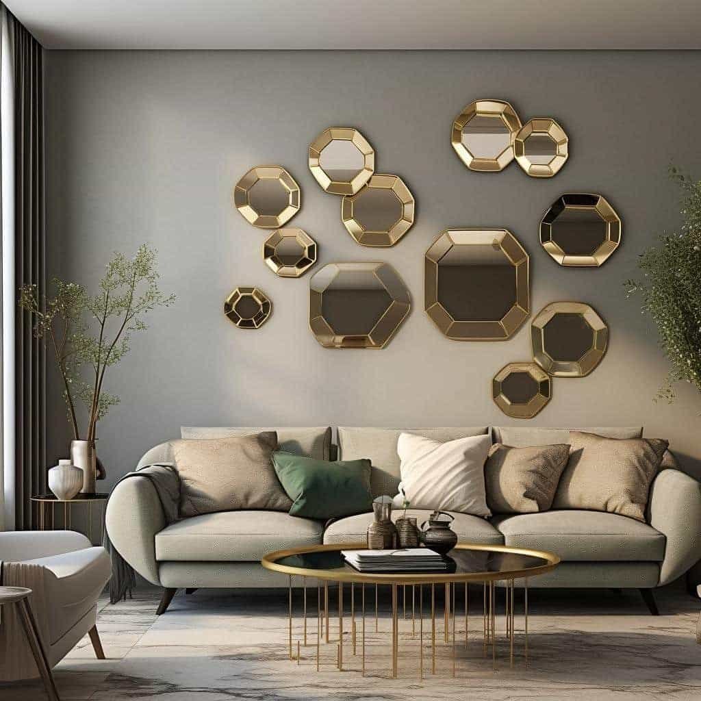 espelhos decorativos para sala