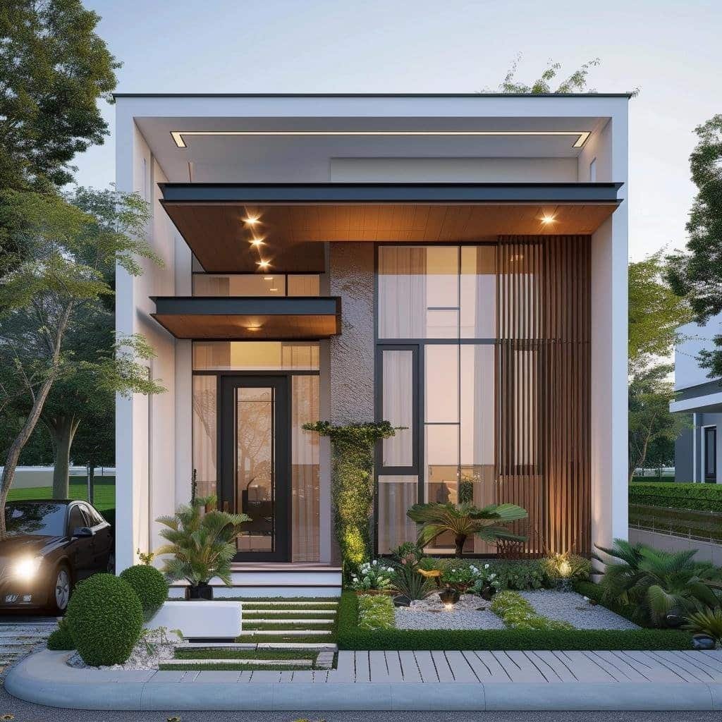 Linda casa de 2 quartos – Projeto de Casa 5×6 metros