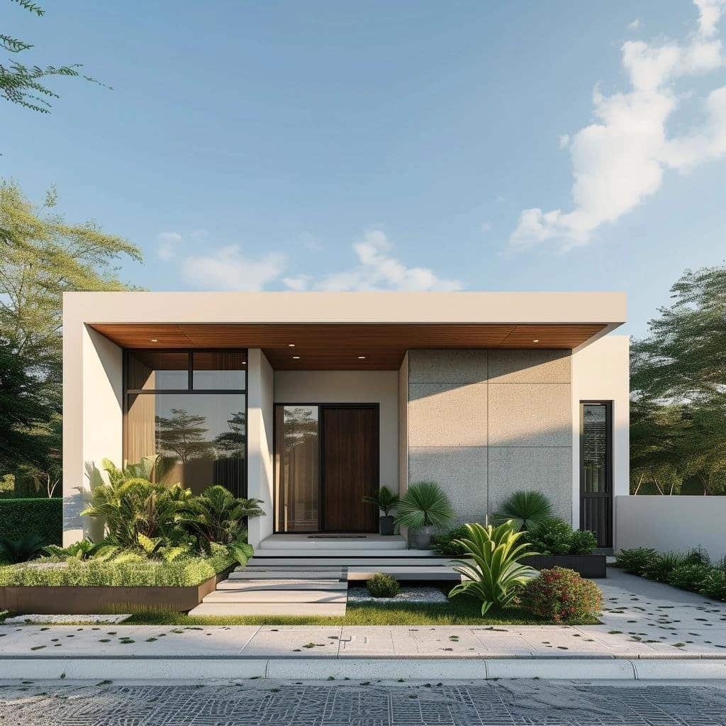 Linda casa de 2 quartos – Projeto de Casa 5×6 metros