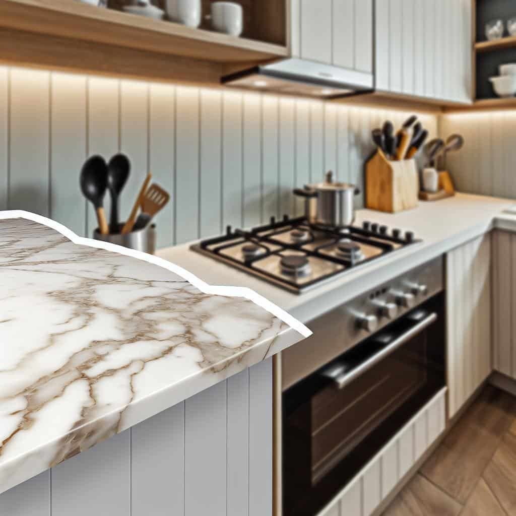 bancada de marmore para cozinha pequena