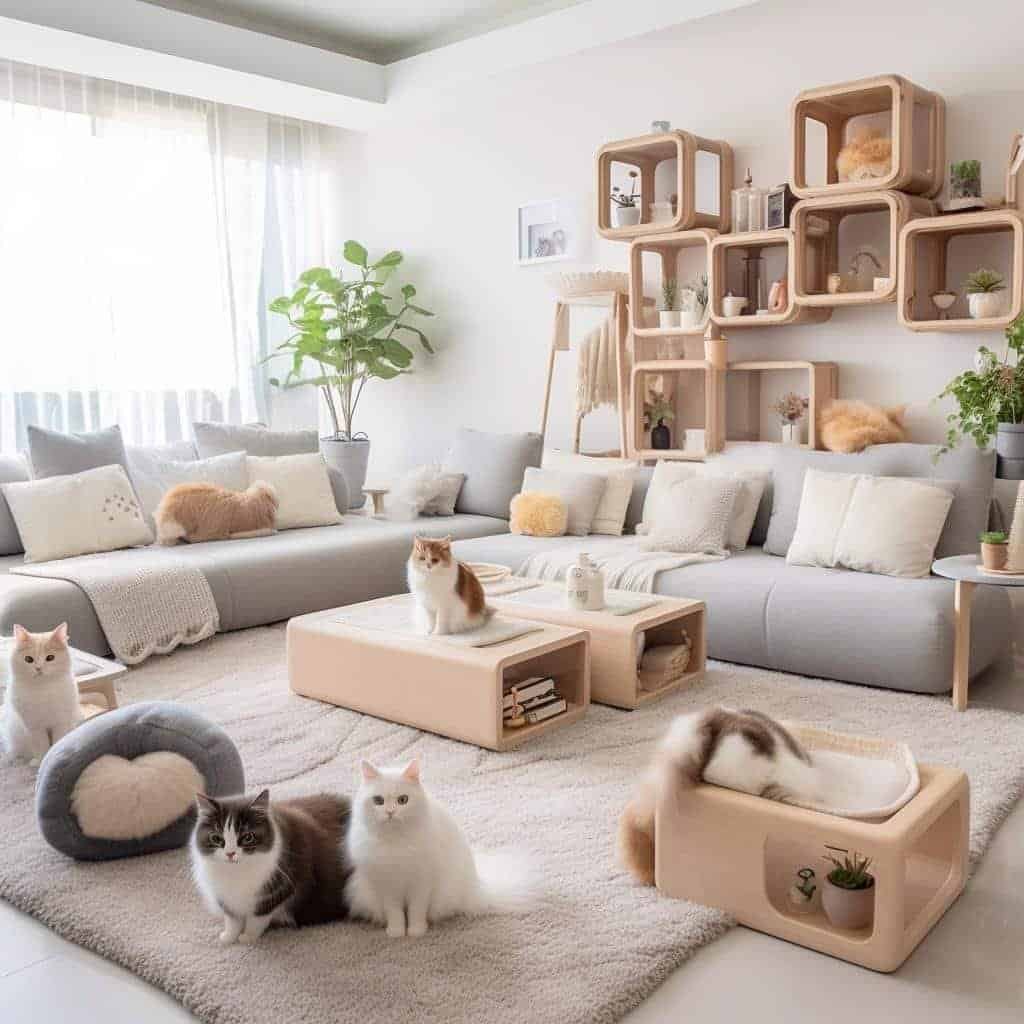 decorar um espaço para o seu pet na sala de estar