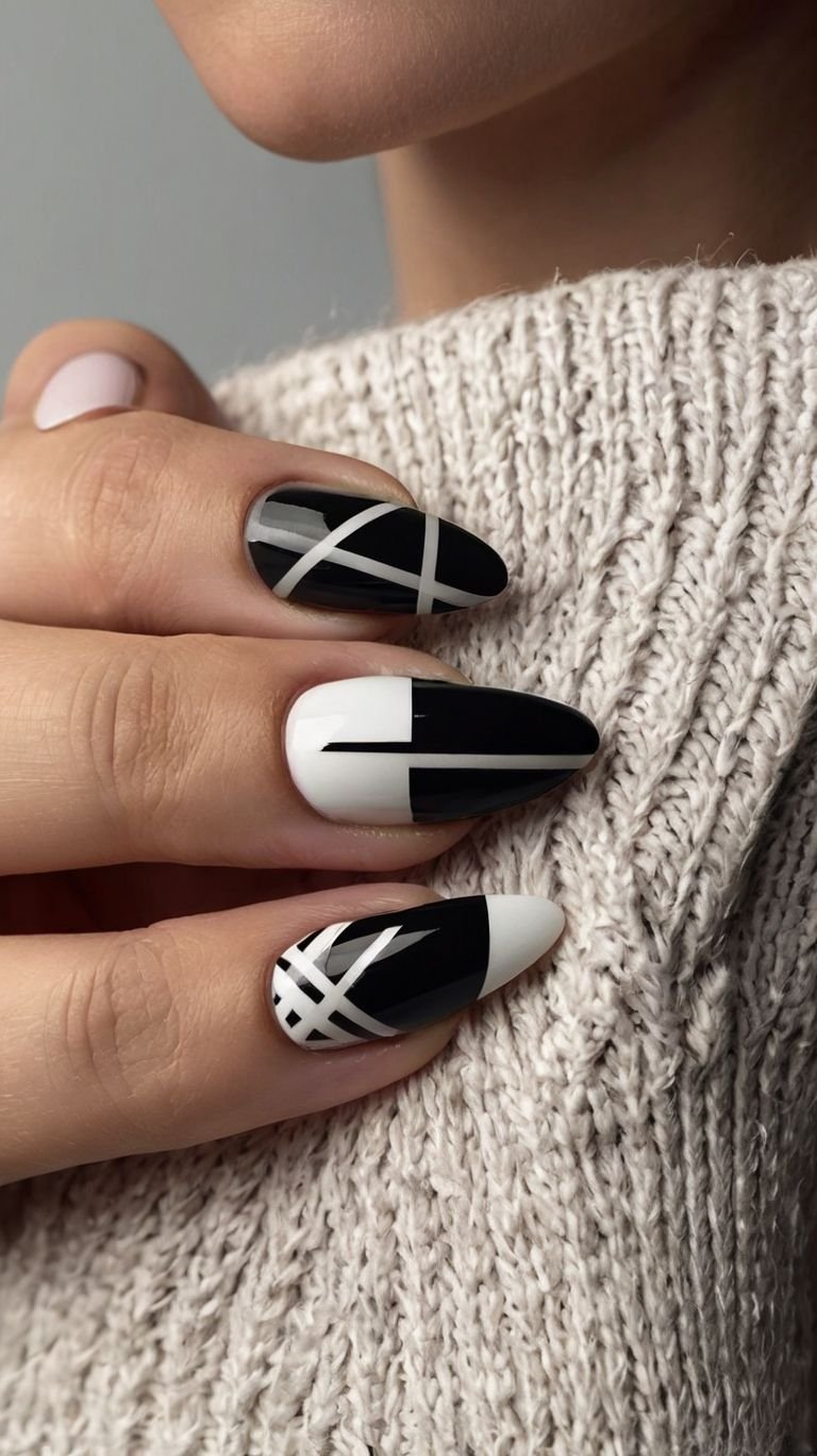 Ideas modernas para desenhos de unhas
